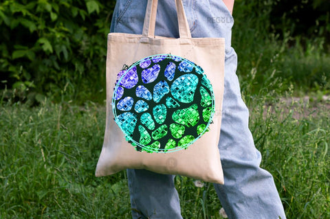 Leopard Circle Sublimation background Sublimation Regulrcrative 