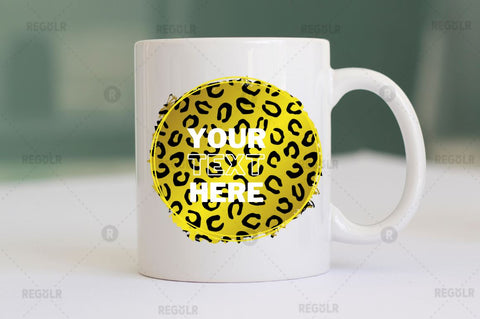 Leopard Circle Sublimation background Sublimation Regulrcrative 