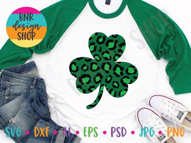 Leopard Clover SVG SVG BNRDesignShop 
