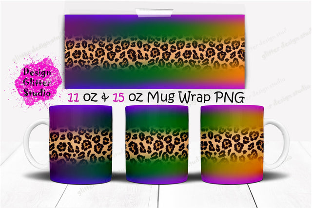 Leopard Coffee Mug Design,Abstract Mug Sublimation,Ceramic Mug PNG, Mug Templates,Coffee Mug Wrap Sublimation,Cricut Mug Press Designs Wrap Sublimation ArtStudio 