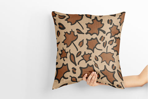 Leopard digital paper. Fall maple leaves leopard print. Digital Pattern LaBelezoka 