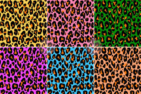 Leopard Digital Papers Backgrounds Digital Pattern SineDigitalDesign 