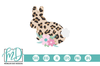 Leopard Easter Bunny SVG Morgan Day Designs 