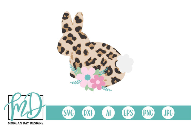 Leopard Easter Bunny SVG Morgan Day Designs 