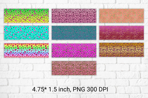 Leopard epoxy pen wraps | Epoxy pen bundle Sublimation Svetana Studio 