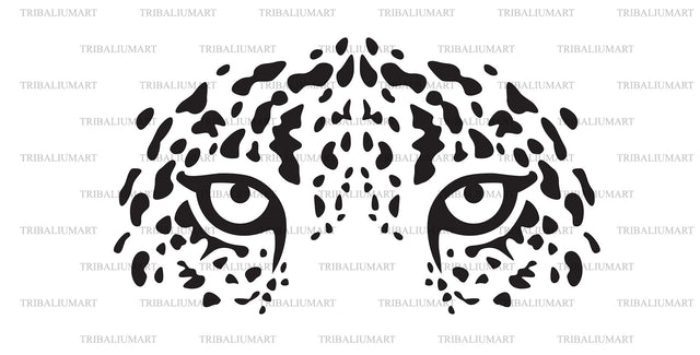 Leopard eyes SVG TribaliumArtSF 