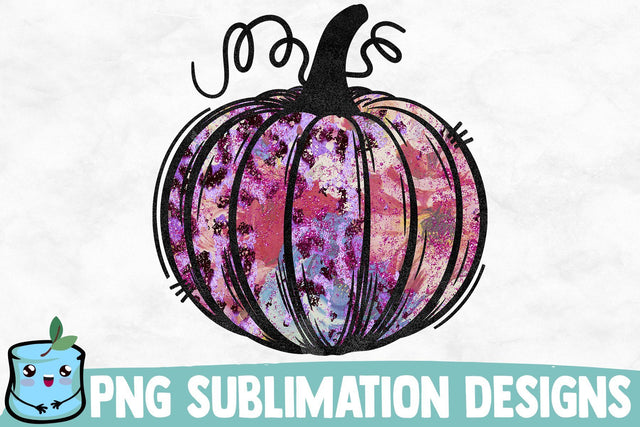 Leopard Flowers Sublimation Pumpkin Sublimation MintyMarshmallows 
