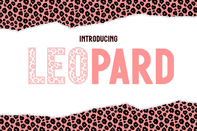 Leopard Font Font Fox7 By Rattana 