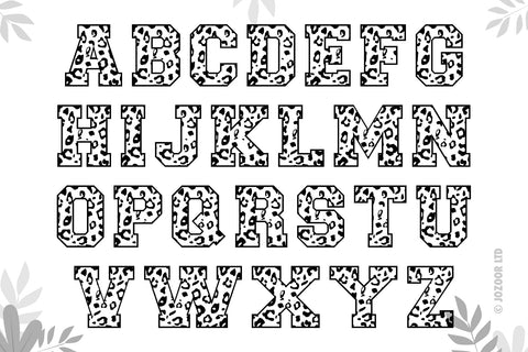 Leopard Font Font Jozoor 