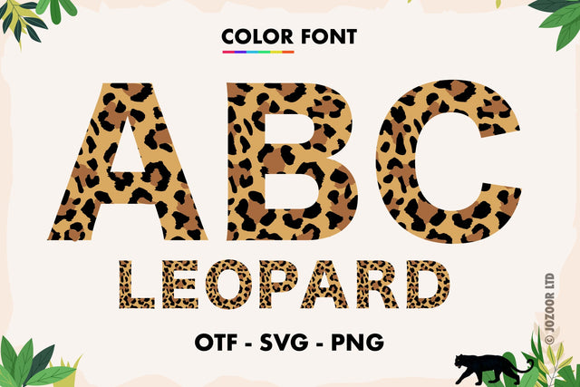 Leopard Font Font Jozoor 