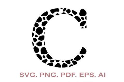 Leopard Font SVG, Leopard Alphabet, Cheetah Font, Monogram Svg, Animal Print Font SVG MagicDesignUS 