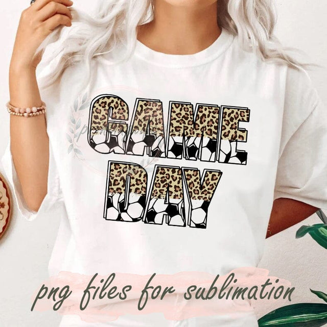 Leopard Game Day Soccer Png, Game Day Soccer Png, Soccer Leopard Letter Design, Soccer Game Png, File For Shirt, Digital Download Sublimation PrintingLife 