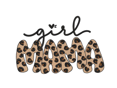 Leopard Girl Mama Embroidery Design, 4 sizes, Instant Download Embroidery/Applique DESIGNS Nino Nadaraia 