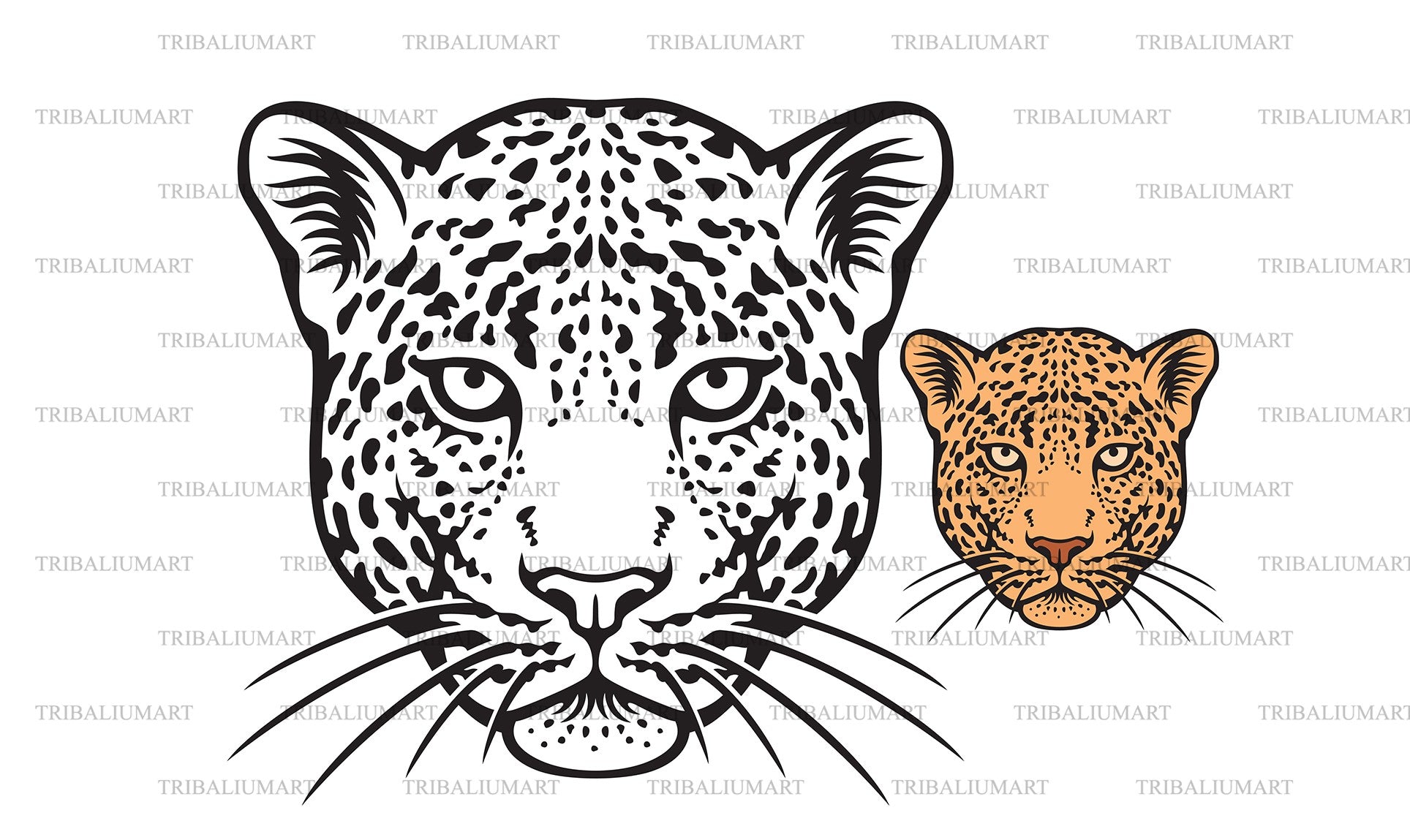 Leopard Lip SVG Cut File for Cricut, Cameo Silhouette – Caluya Design