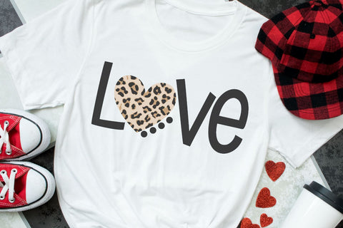 Leopard Heart Love SVG Morgan Day Designs 