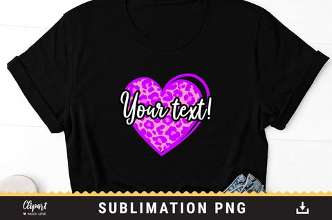 Leopard Heart Sublimation PNG, Bundle Hearts PNG Valentines Sublimation Sublimation ClipartMuchLove 