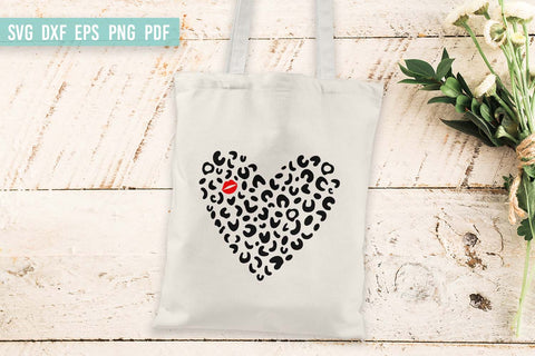 Leopard heart Svg | Kiss Svg | Hand Drawn SVG Irina Ostapenko 