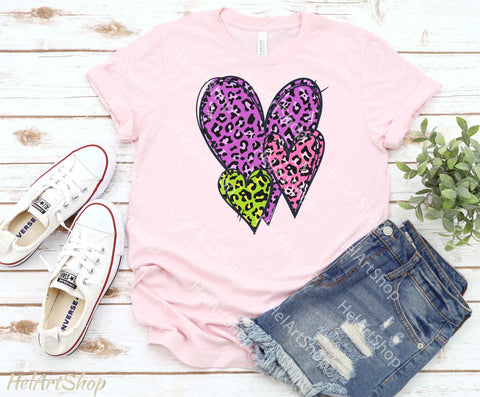 Leopard Hearts Png, Sublimation Png Sublimation _HelArtShop_ 