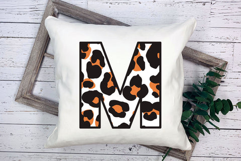 Leopard Letters SVG, Cheetah Print ABC, Alphabet SVG Monogram Letters. SVG Elinorka 