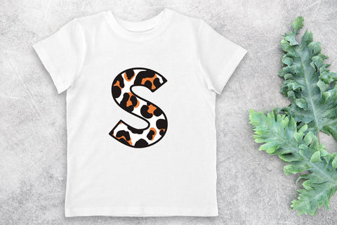 Leopard Letters SVG, Cheetah Print ABC, Alphabet SVG Monogram Letters. SVG Elinorka 