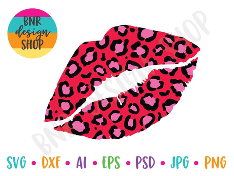 Leopard Lips SVG SVG BNRDesignShop 