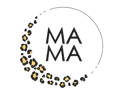 Leopard Mama Embroidery Design, 4 sizes, Instant Download Embroidery/Applique DESIGNS Nino Nadaraia 