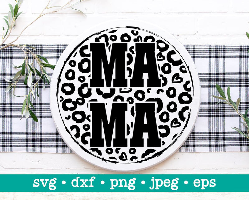 Leopard mama svg, Cheetah mama svg, Mom svg, Mom life svg, Mama square ...