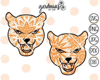Leopard Mandala SVG Gardenias Art Shop 