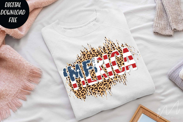 leopard merica t shirt png, 4th Of July t shirt, independents day t shirt SVG Isabella Machell 