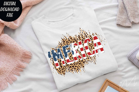leopard merica t shirt png, 4th Of July t shirt, independents day t shirt SVG Isabella Machell 