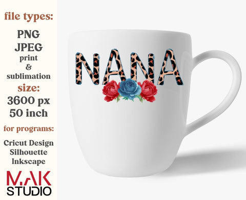 Leopard nana png, Leopard nana sublimation, Nana flowers png, Nana sublimation, Nana priniting, Nana png, Nana jpg, Nana leopard png jpeg Sublimation MAKStudion 