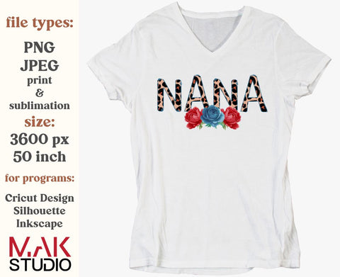 Leopard nana png, Leopard nana sublimation, Nana flowers png, Nana sublimation, Nana priniting, Nana png, Nana jpg, Nana leopard png jpeg Sublimation MAKStudion 