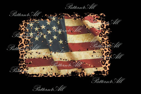 Leopard Patches,Vintage American flag, Splash Sublimation Design, Leopard print texture,Distressed Leopard Print Sublimation Patches PNG Sublimation ArtStudio 