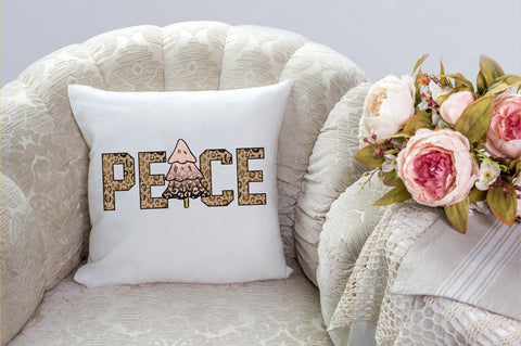 Leopard Peace Christmas Sublimation Creativeart88 