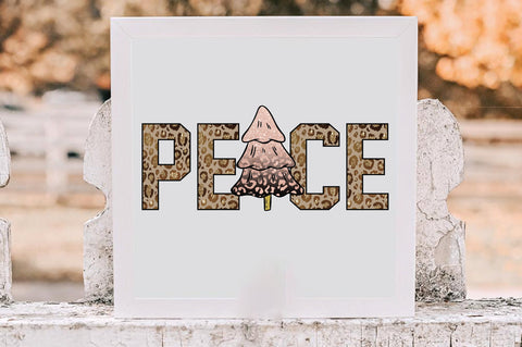 Leopard Peace Christmas Sublimation Creativeart88 