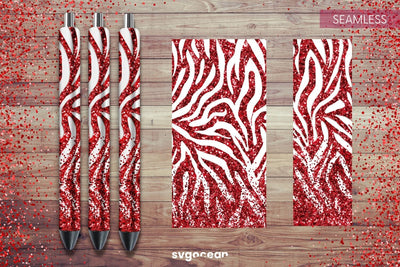 Leopard Pen Wrap | Valentines Day | Sublimation Sublimation SvgOcean 