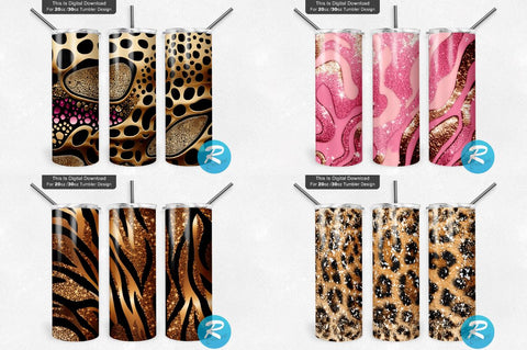 Leopard Png Tumbler Bundle Sublimation Regulrcrative 