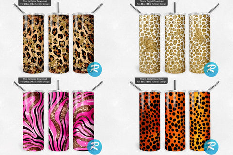 Leopard Png Tumbler Bundle Sublimation Regulrcrative 
