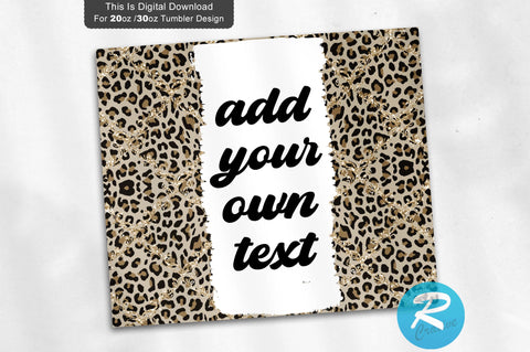 Leopard Print 20 oz / 30 oz Tumbler PNG Sublimation Regulrcrative 