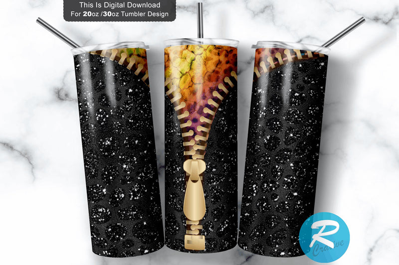 Leopard Print 20 oz / 30 oz Tumbler PNG Sublimation Regulrcrative 