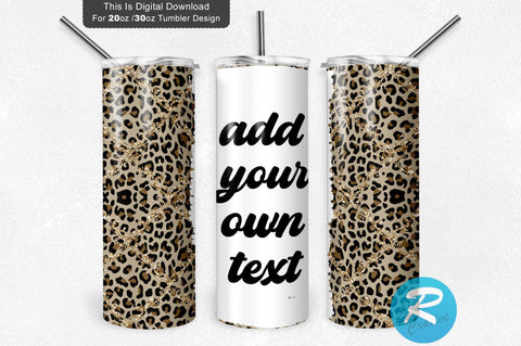Leopard Print 20 oz / 30 oz Tumbler PNG Sublimation Regulrcrative 