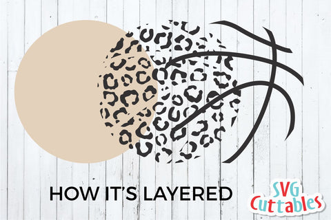 Leopard Print Basketball SVG Svg Cuttables 