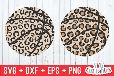 Leopard Print Basketball SVG Svg Cuttables 