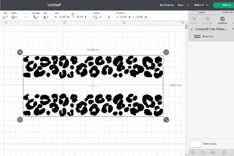 Leopard Print Can Glass Wrap Bundle for Cricut Beer Can Glass 16 Oz SVG OrangeBrushStudio 