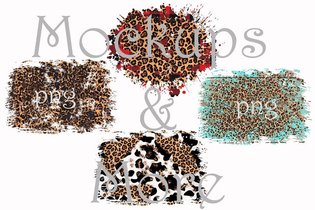 Leopard print, Cheetah splatter bundle Sketch DESIGN ArtStudio 