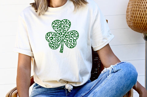 Leopard Print clover svg vector, St Patricks Day Svg,Clover Svg, Lucky Shirt Svg, Clover Vector, Irish Svg, Shamrock Svg, Lucky Mama, Clover SVG MD mominul islam 