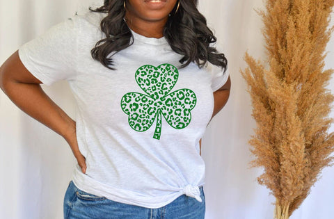 Leopard Print clover svg vector, St Patricks Day Svg,Clover Svg, Lucky Shirt Svg, Clover Vector, Irish Svg, Shamrock Svg, Lucky Mama, Clover SVG MD mominul islam 