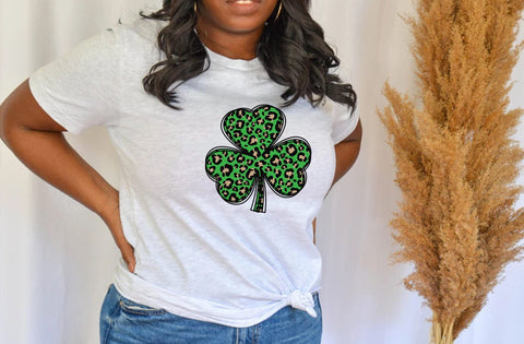 Leopard Print clover svg vector, St Patricks Day Svg,Clover Svg, Lucky Shirt Svg, Clover Vector, Irish Svg, Shamrock Svg, Lucky Mama, Clover SVG MD mominul islam 