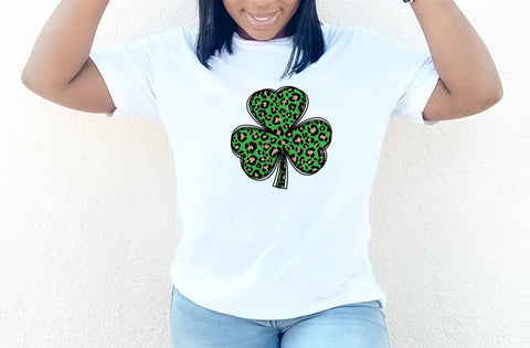 Leopard Print clover svg vector, St Patricks Day Svg,Clover Svg, Lucky Shirt Svg, Clover Vector, Irish Svg, Shamrock Svg, Lucky Mama, Clover SVG MD mominul islam 