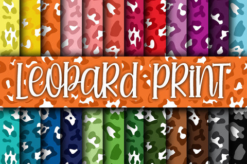 Leopard Print Digital Papers Digital Pattern Old Market 